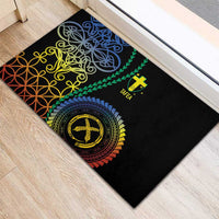 Proudly Ni-Van Sandroing Inspired Rubber Doormat Tafea Classic Style LT7 - Polynesian Pride