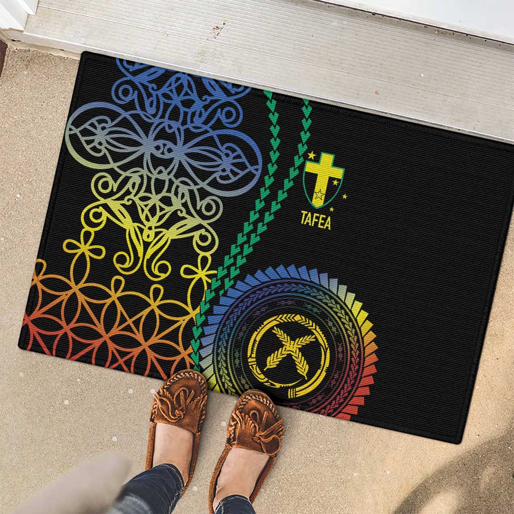 Proudly Ni-Van Sandroing Inspired Rubber Doormat Tafea Classic Style LT7 - Polynesian Pride