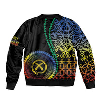 Proudly Ni-Van Sandroing Inspired Sleeve Zip Bomber Jacket Tafea Classic Style