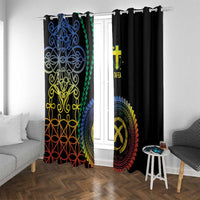 Proudly Ni-Van Sandroing Inspired Window Curtain Tafea Classic Style