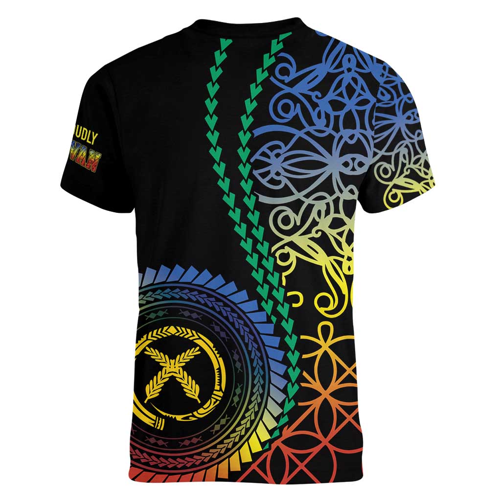 Proudly Ni-Van Sandroing Inspired Women V-Neck T-Shirt Tafea Classic Style