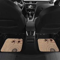Bula Fiji Car Mats Shark Tail Beige Masi Tapa