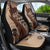 Bula Fiji Car Seat Cover Shark Tail Beige Masi Tapa