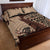 Bula Fiji Quilt Bed Set Shark Tail Beige Masi Tapa