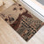 Bula Fiji Rubber Doormat Shark Tail Beige Masi Tapa