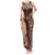 Bula Fiji Tank Maxi Dress Shark Tail Beige Masi Tapa