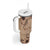 Bula Fiji Personalised Tumbler With Handle Shark Tail Beige Masi Tapa