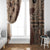 Bula Fiji Window Curtain Shark Tail Beige Masi Tapa