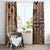 Bula Fiji Window Curtain Shark Tail Beige Masi Tapa