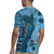 Bula Fiji Rugby Jersey Shark Tail Turquoise Masi Tapa