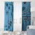 Bula Fiji Window Curtain Shark Tail Turquoise Masi Tapa