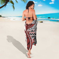 Bula Fiji Sarong Shark Tail White Masi Tapa