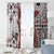 Bula Fiji Window Curtain Shark Tail White Masi Tapa