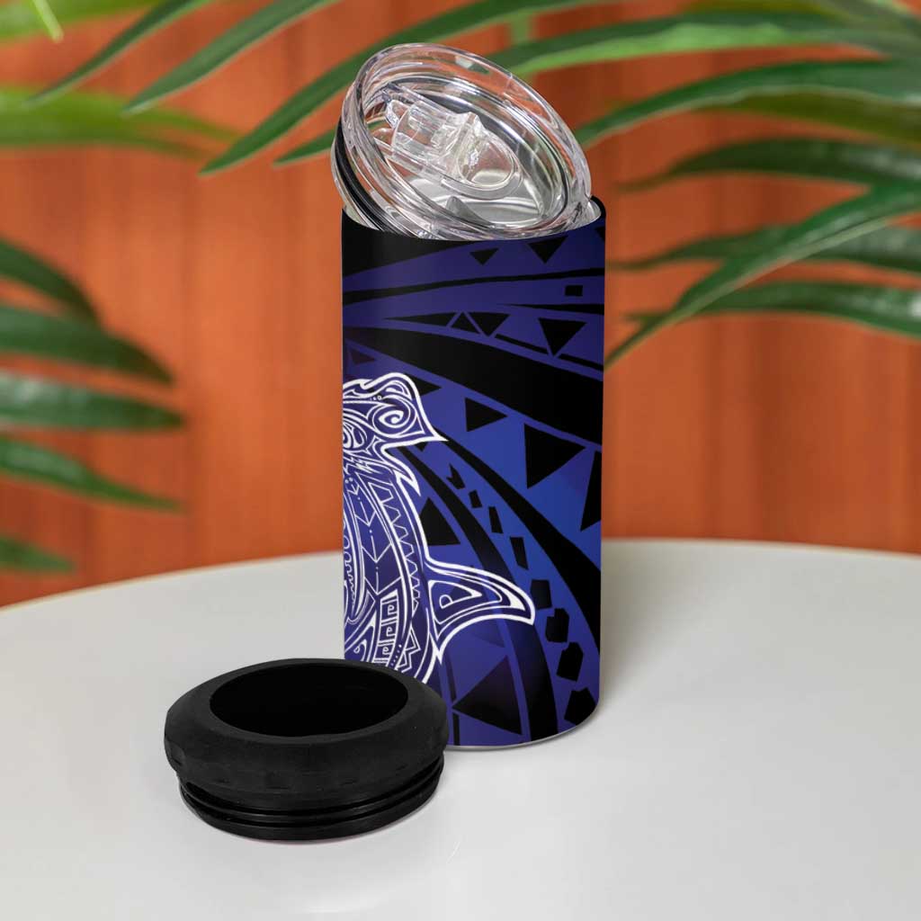 Polynesian Aumakua 4 in 1 Can Cooler Tumbler Jellyfish with Shark LT7 - Polynesian Pride
