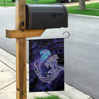 Polynesian Aumakua Garden Flag Jellyfish with Shark - Polynesian Pride