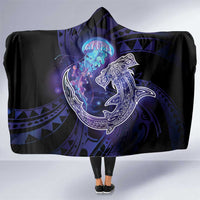 Polynesian Aumakua Hooded Blanket Jellyfish with Shark - Polynesian Pride