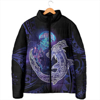 Polynesian Aumakua Padded Jacket Jellyfish with Shark LT7 - Polynesian Pride