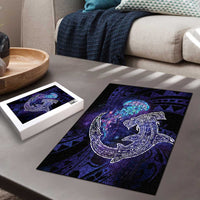 Polynesian Aumakua Puzzle Jellyfish with Shark LT7 - Polynesian Pride