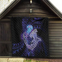 Polynesian Aumakua Quilt Jellyfish with Shark - Polynesian Pride