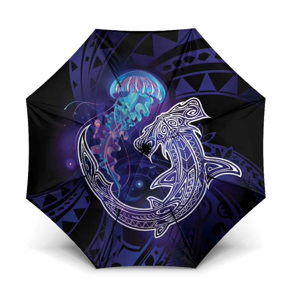 Polynesian Aumakua Umbrella Jellyfish with Shark - Polynesian Pride