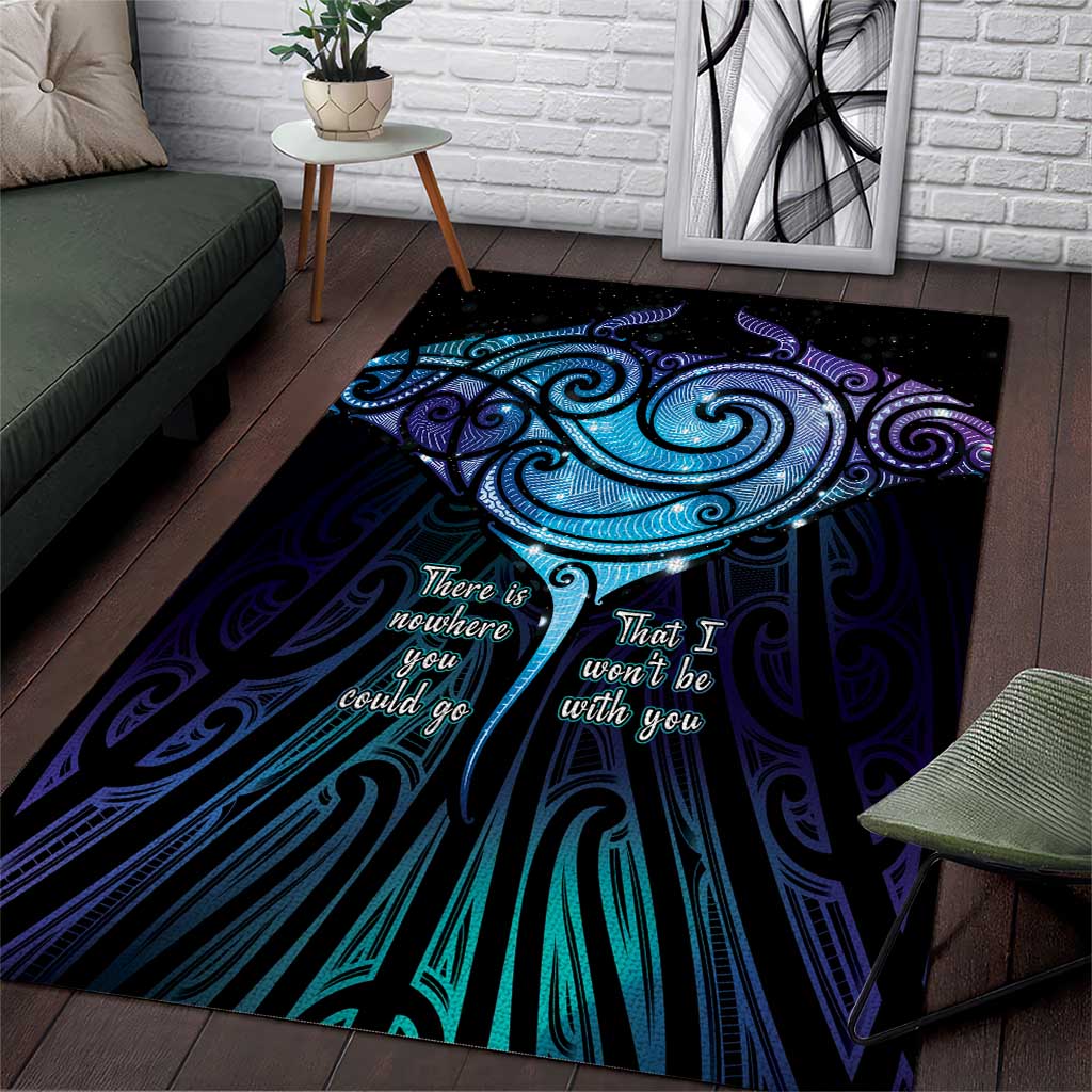 Aotearoa Maori Te Whai Rahi Area Rug Tala - Nowhere You Could Go That I Won't Be With You - Polynesian Pride