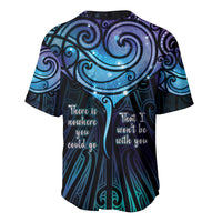 Aotearoa Maori Te Whai Rahi Baseball Jersey Tala - Nowhere You Could Go That I Won't Be With You - Polynesian Pride