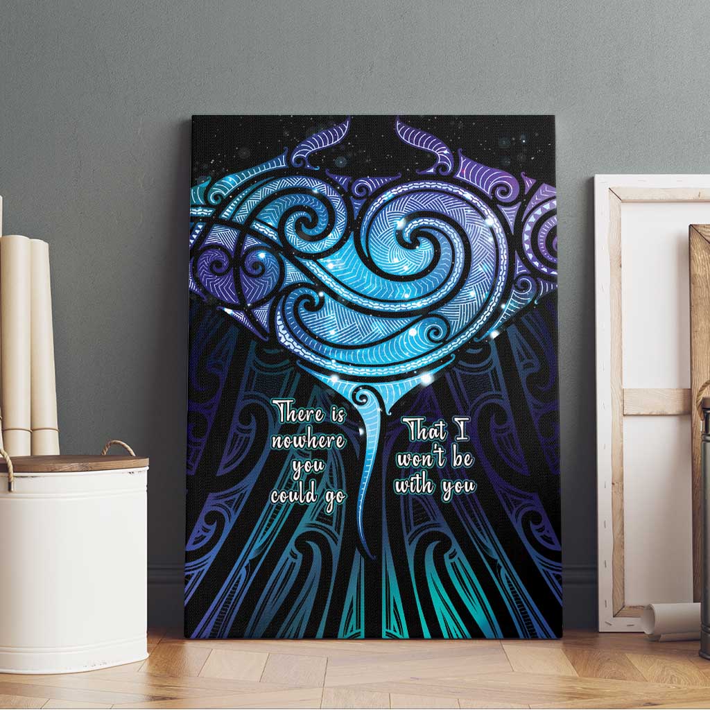 Aotearoa Maori Te Whai Rahi Canvas Wall Art Tala - Nowhere You Could Go That I Won't Be With You - Polynesian Pride