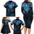 Aotearoa Maori Te Whai Rahi Family Matching Long Sleeve Bodycon Dress and Hawaiian Shirt Tala - Nowhere You Could Go That I Won't Be With You - Polynesian Pride