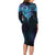 Aotearoa Maori Te Whai Rahi Family Matching Long Sleeve Bodycon Dress and Hawaiian Shirt Tala - Nowhere You Could Go That I Won't Be With You - Polynesian Pride