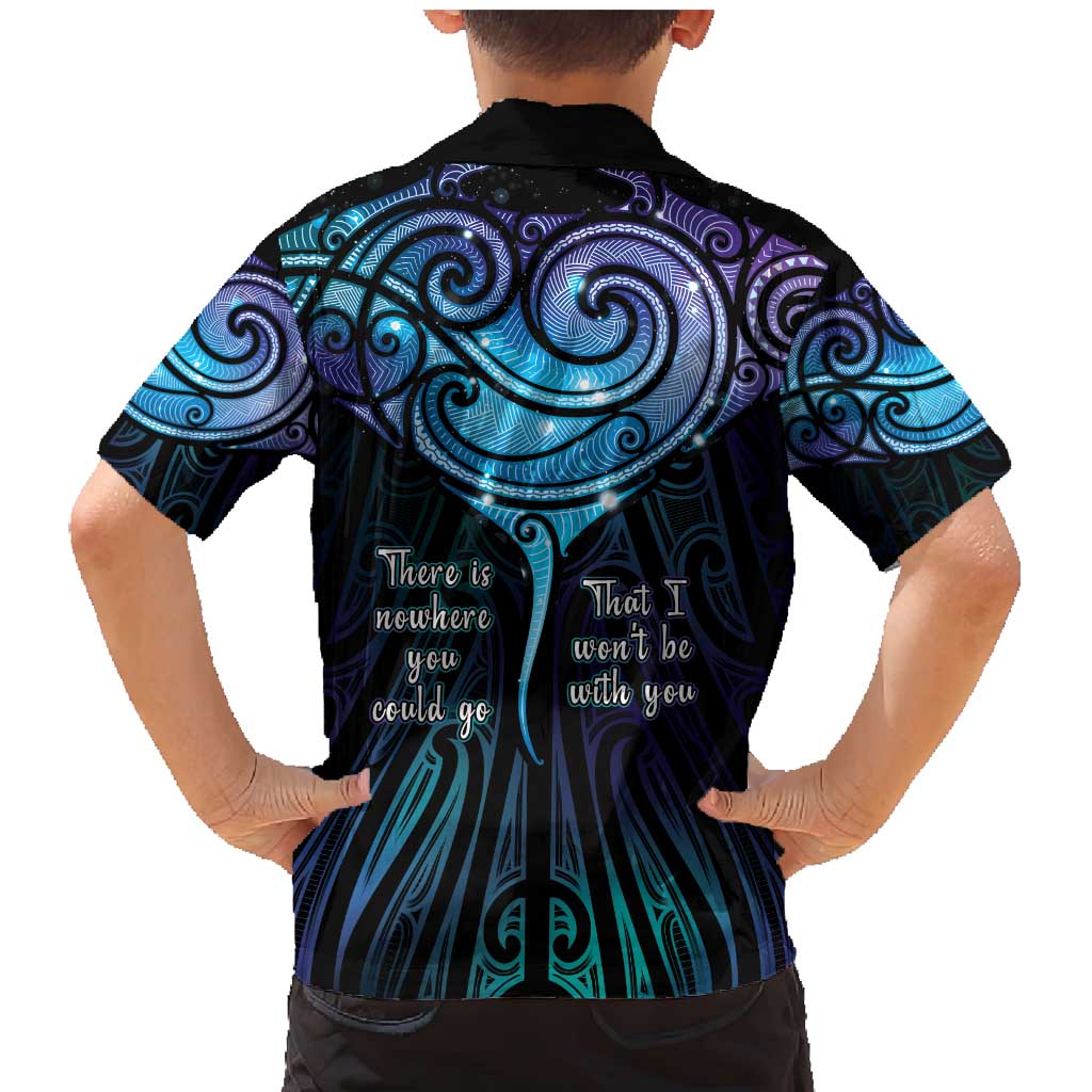 Aotearoa Maori Te Whai Rahi Family Matching Mermaid Dress and Hawaiian Shirt Tala - Nowhere You Could Go That I Won't Be With You - Polynesian Pride