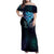 Aotearoa Maori Te Whai Rahi Family Matching Off Shoulder Maxi Dress and Hawaiian Shirt Tala - Nowhere You Could Go That I Won't Be With You - Polynesian Pride