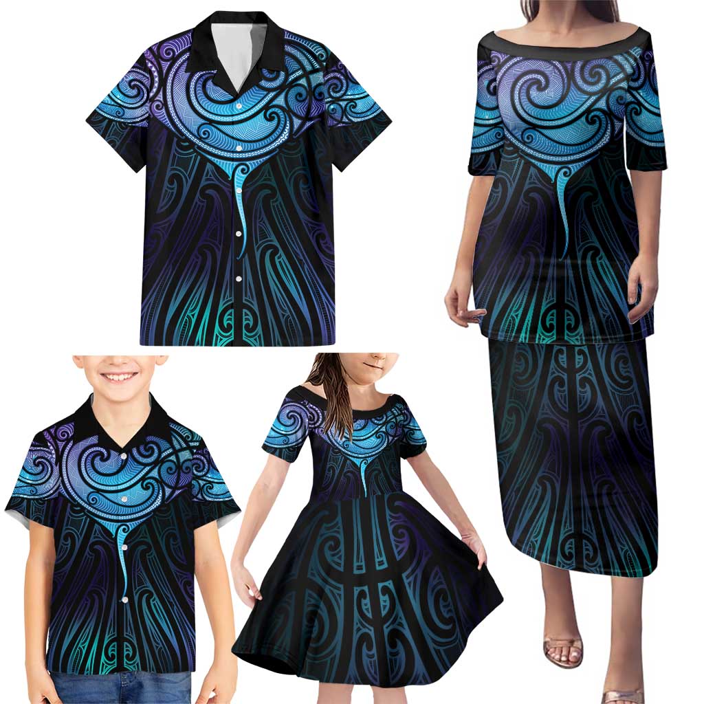Aotearoa Maori Te Whai Rahi Family Matching Puletasi and Hawaiian Shirt Tala - Nowhere You Could Go That I Won't Be With You - Polynesian Pride