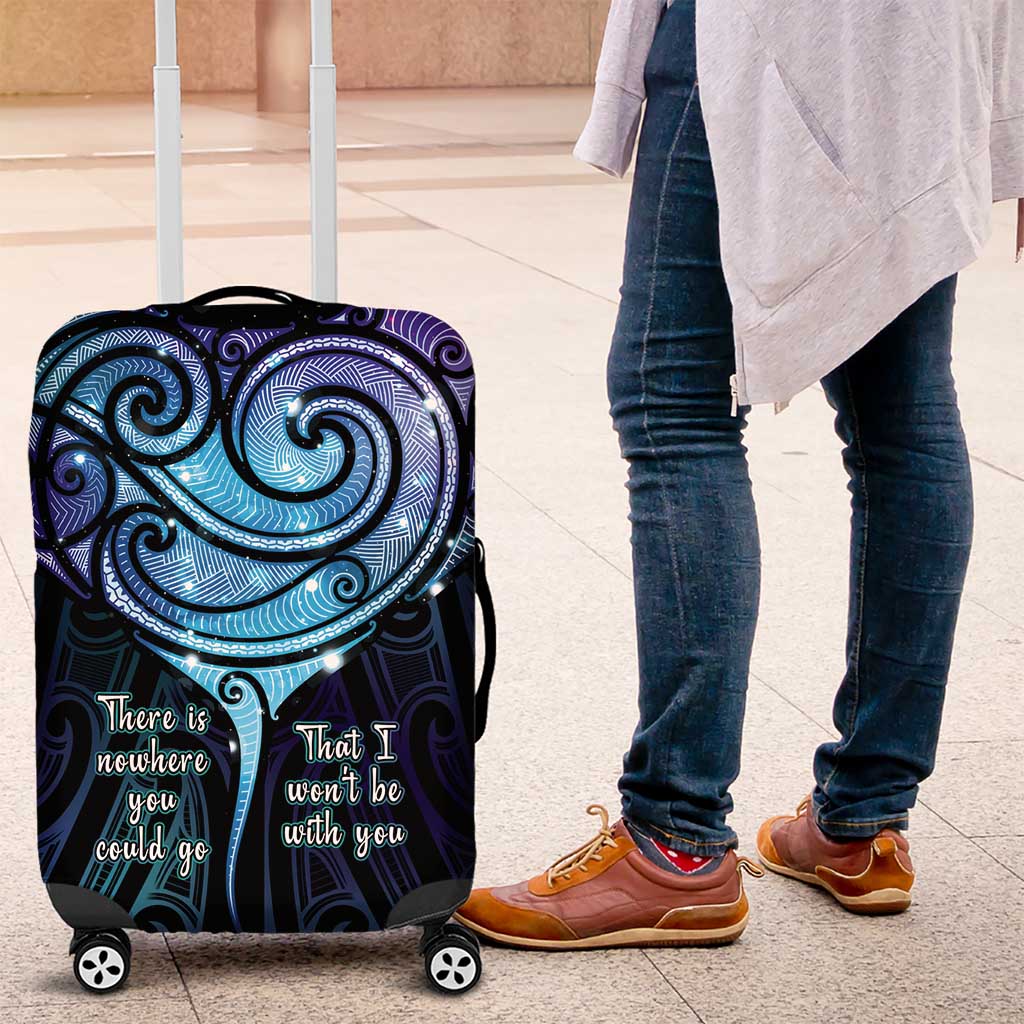 Aotearoa Maori Te Whai Rahi Luggage Cover Tala - Nowhere You Could Go That I Won't Be With You - Polynesian Pride
