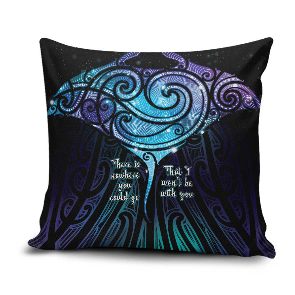 Aotearoa Maori Te Whai Rahi Pillow Cover Tala - Nowhere You Could Go That I Won't Be With You - Polynesian Pride