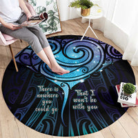 Aotearoa Maori Te Whai Rahi Round Carpet Tala - Nowhere You Could Go That I Won't Be With You - Polynesian Pride