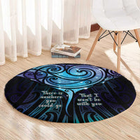 Aotearoa Maori Te Whai Rahi Round Carpet Tala - Nowhere You Could Go That I Won't Be With You - Polynesian Pride