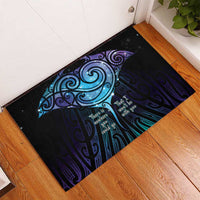 Aotearoa Maori Te Whai Rahi Rubber Doormat Tala - Nowhere You Could Go That I Won't Be With You - Polynesian Pride
