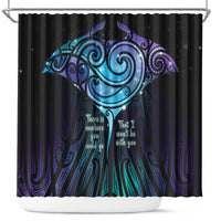 Aotearoa Maori Te Whai Rahi Shower Curtain Tala - Nowhere You Could Go That I Won't Be With You - Polynesian Pride