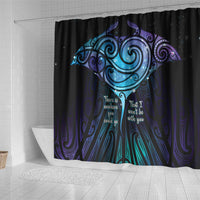 Aotearoa Maori Te Whai Rahi Shower Curtain Tala - Nowhere You Could Go That I Won't Be With You - Polynesian Pride