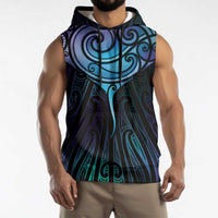 Aotearoa Maori Te Whai Rahi Sleeveless Hoodie Tala - Nowhere You Could Go That I Won't Be With You - Polynesian Pride