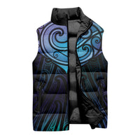Aotearoa Maori Te Whai Rahi Sleeveless Puffer Jacket Tala - Nowhere You Could Go That I Won't Be With You - Polynesian Pride
