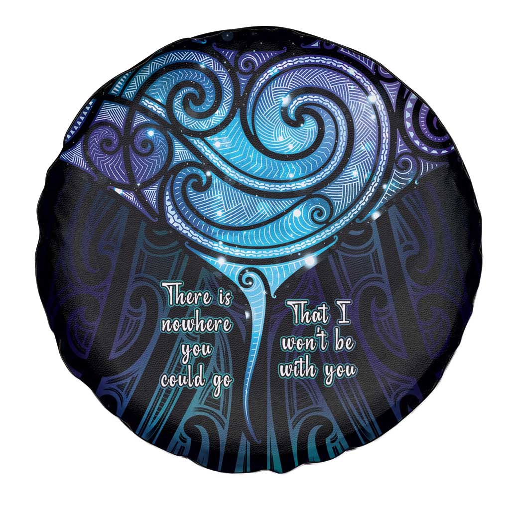 Aotearoa Maori Te Whai Rahi Spare Tire Cover Tala - Nowhere You Could Go That I Won't Be With You - Polynesian Pride