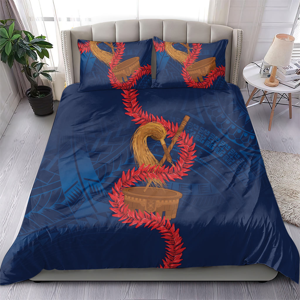 Talofa Samoa Tanoa Fue Mix Ulafala Bedding Set LT7 - Polynesian Pride