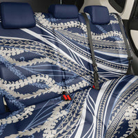 Polynesian Puakeniken Pikake Twisted Lei Back Car Seat Cover Navy Blue - Polynesian Pride