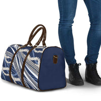 Polynesian Puakeniken Pikake Twisted Lei Travel Bag Navy Blue - Polynesian Pride