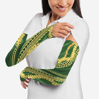 Polynesian Puakeniken Pikake Twisted Lei Arm Sleeves Emerald LT7 - Polynesian Pride