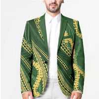 Polynesian Puakeniken Pikake Twisted Lei Blazer Emerald - Polynesian Pride