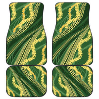 Polynesian Puakeniken Pikake Twisted Lei Car Mats Emerald LT7 - Polynesian Pride