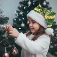 Polynesian Puakeniken Pikake Twisted Lei Christmas Santa Hat Emerald - Polynesian Pride