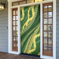 Polynesian Puakeniken Pikake Twisted Lei Door Cover Emerald LT7 - Polynesian Pride